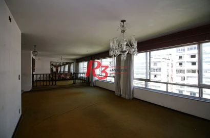 Apartamento com 4 dormitórios à venda, 312 m² por R$ 2.800.000,00 - Boqueirão - Santos/SP