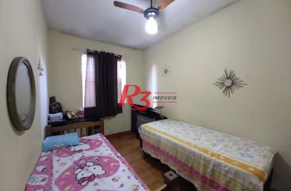 Apartamento à venda, térreo com 2 quartos no Campo Grande - Santos
