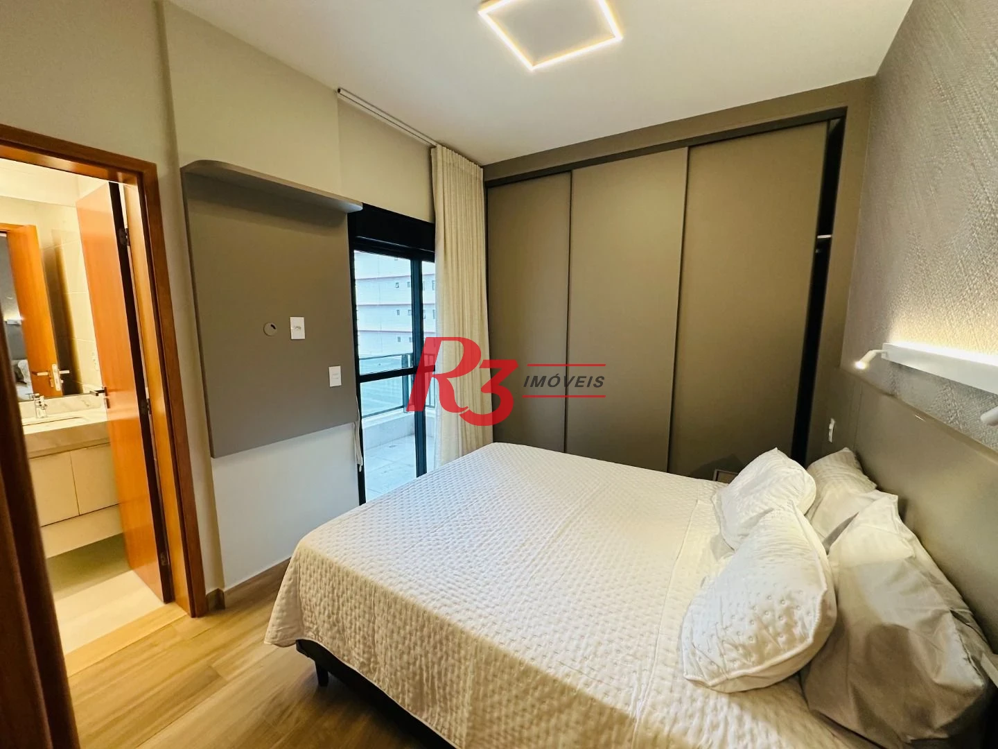 Apartamento com 1 dormitório à venda, 52 m² por R$ 603.075 - Aparecida - Santos/SP