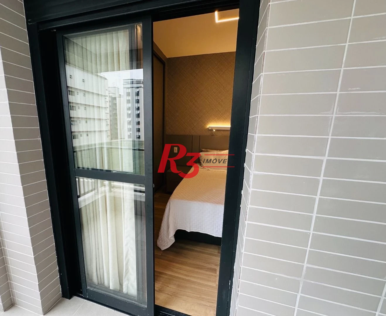 Apartamento com 1 dormitório à venda, 52 m² por R$ 603.075 - Aparecida - Santos/SP