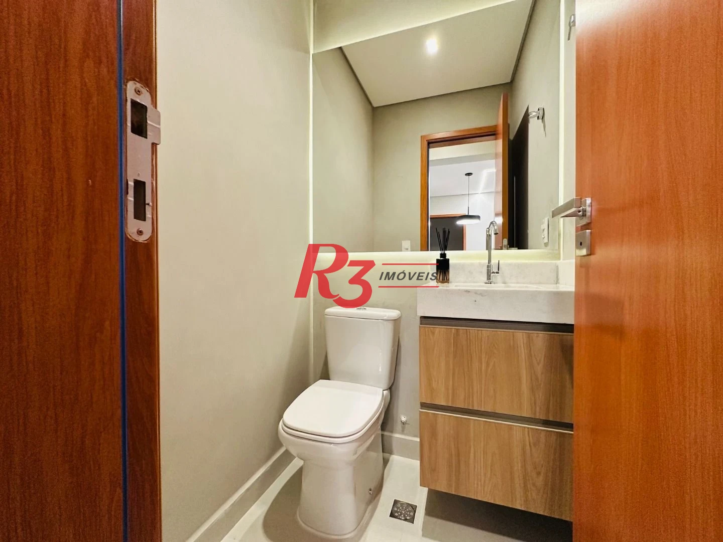 Apartamento com 1 dormitório à venda, 52 m² por R$ 603.075 - Aparecida - Santos/SP