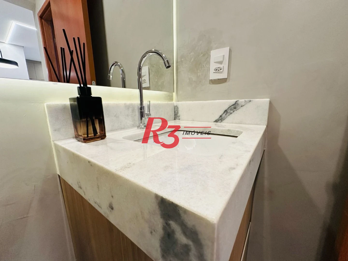 Apartamento com 1 dormitório à venda, 52 m² por R$ 603.075 - Aparecida - Santos/SP