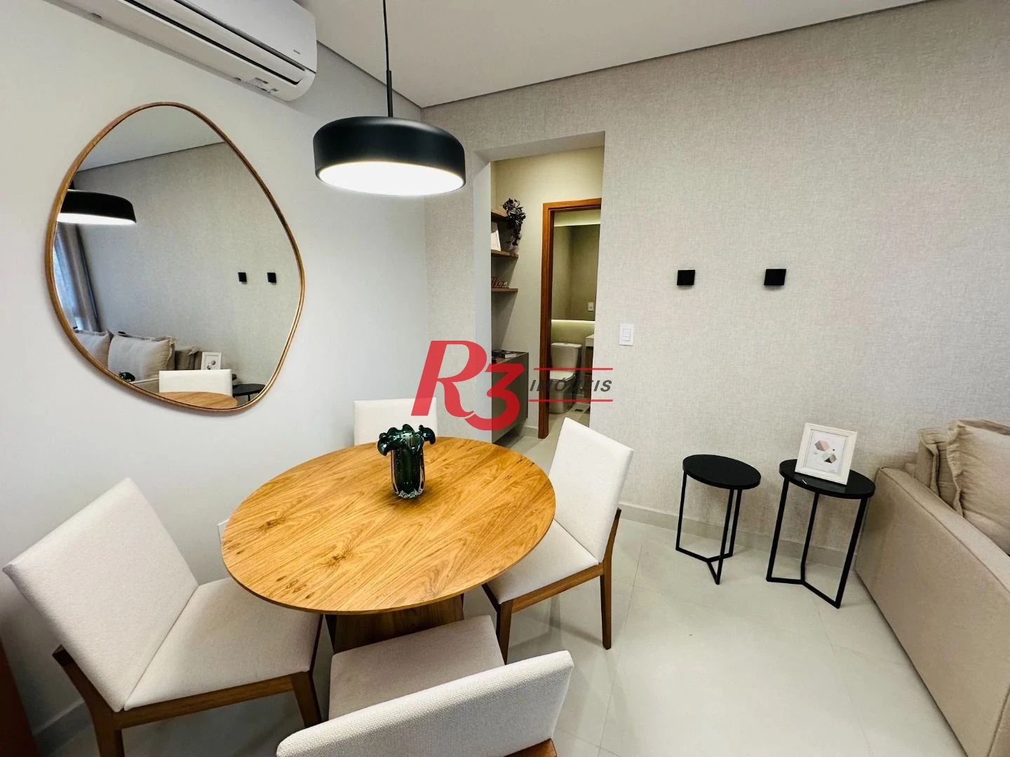Apartamento com 1 dormitório à venda, 52 m² por R$ 603.075 - Aparecida - Santos/SP