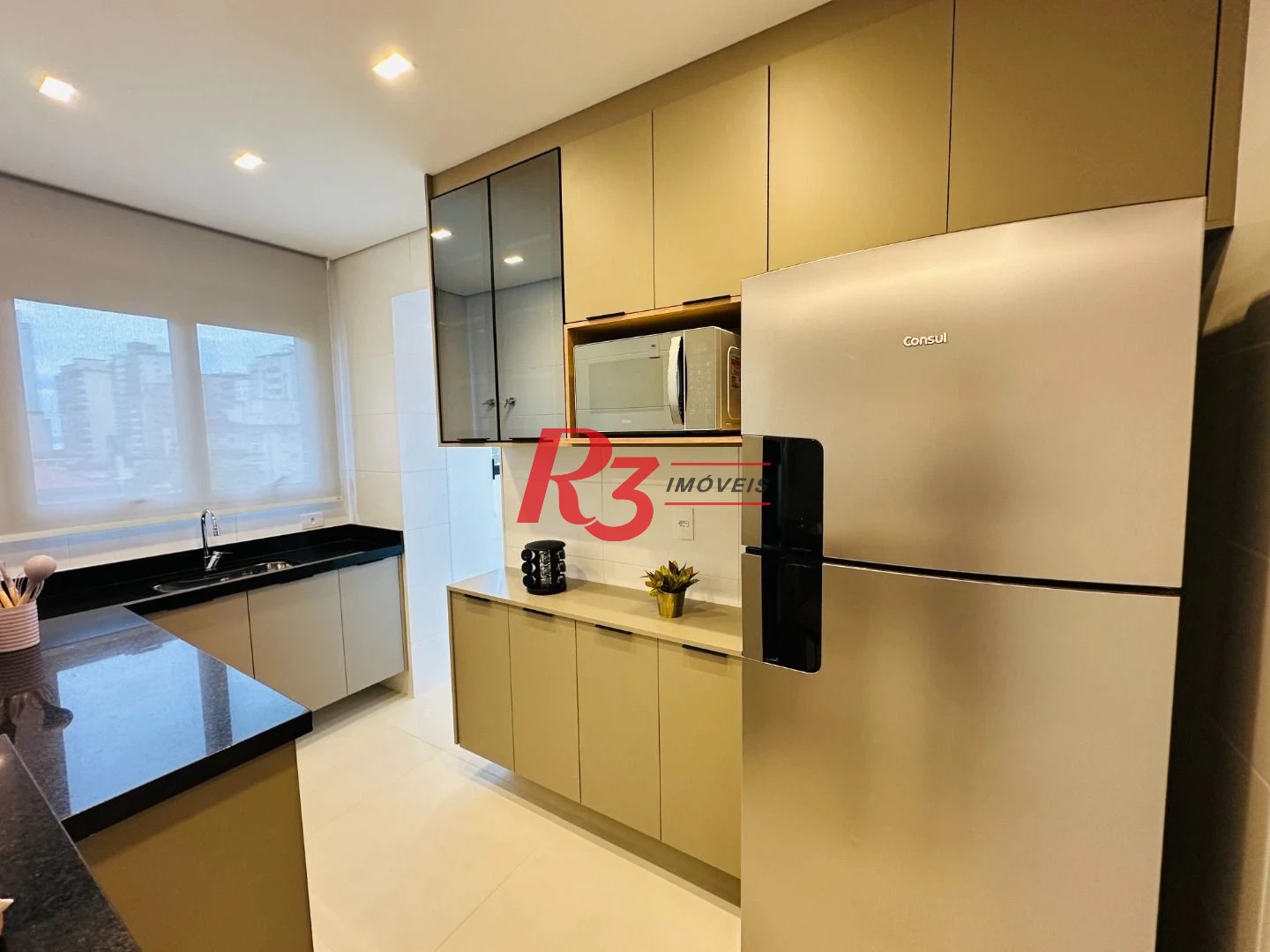 Apartamento com 1 dormitório à venda, 52 m² por R$ 603.075 - Aparecida - Santos/SP
