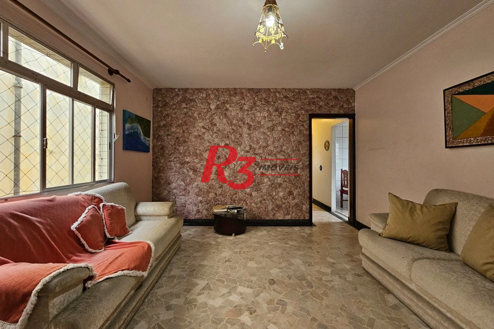 Apartamento com 3 dormitórios à venda, 108 m² por R$ 445.000,00 - Campo Grande - Santos/SP