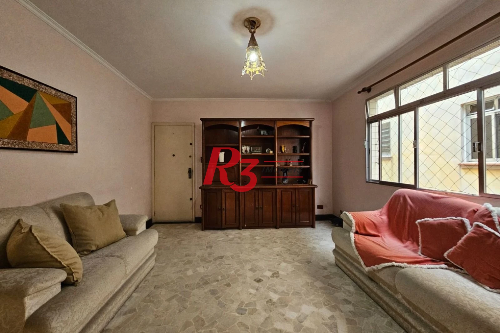 Apartamento com 3 dormitórios à venda, 108 m² por R$ 445.000,00 - Campo Grande - Santos/SP