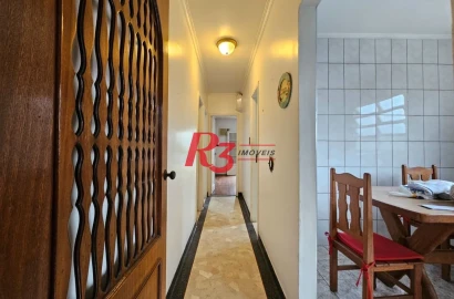 Apartamento com 3 dormitórios à venda, 108 m² por R$ 540.000,00 - Campo Grande - Santos/SP