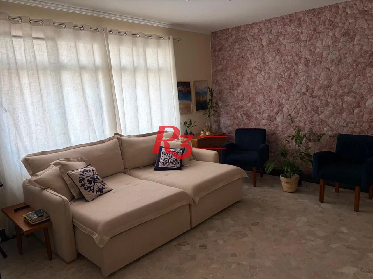 Apartamento com 3 dormitórios à venda, 108 m² por R$ 540.000,00 - Campo Grande - Santos/SP