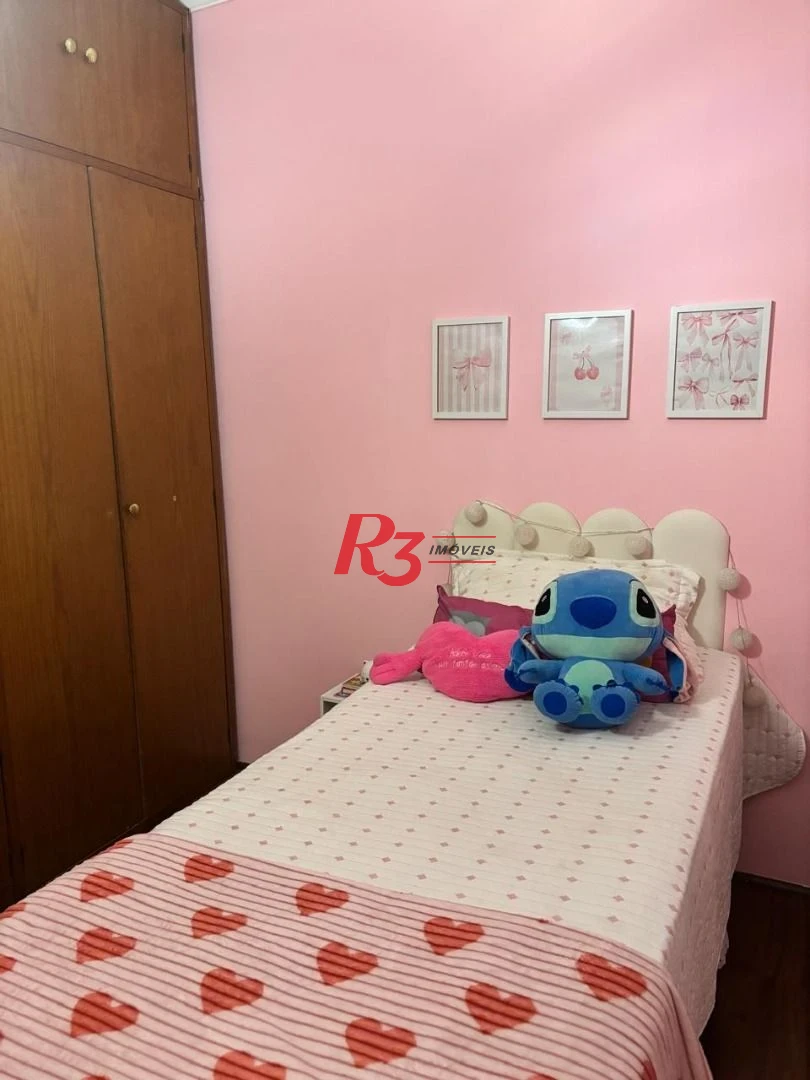 Apartamento com 3 dormitórios à venda, 108 m² por R$ 540.000,00 - Campo Grande - Santos/SP