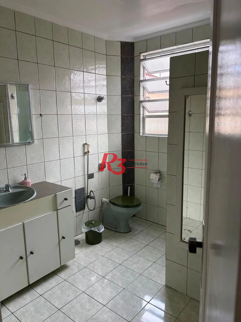 Apartamento com 3 dormitórios à venda, 108 m² por R$ 540.000,00 - Campo Grande - Santos/SP