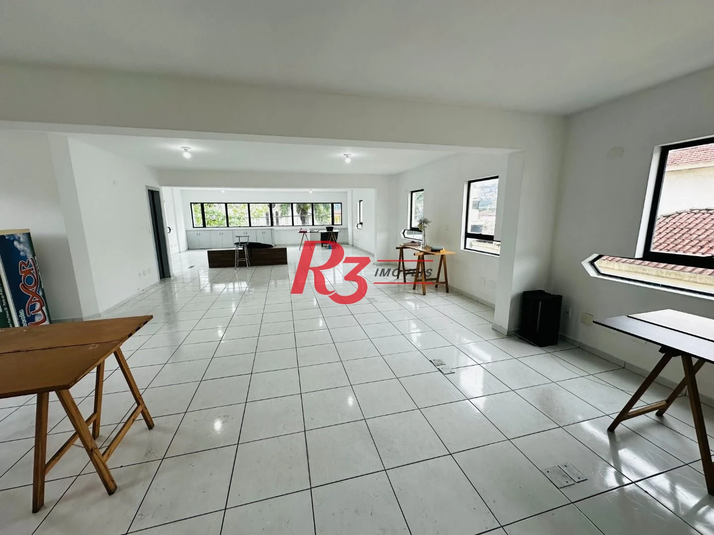 Sala para alugar, 121 m² por R$ 5.000,00/mês - Gonzaga - Santos/SP