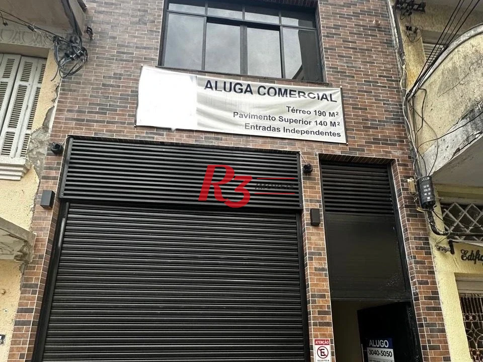 Loja para alugar, 190 m² por R$ 14.000,01/mês - Ponta da Praia - Santos/SP