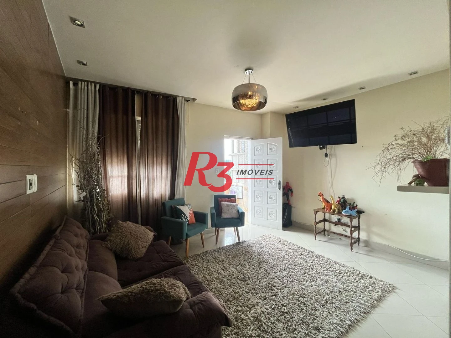 Apartamento com 3 dormitórios à venda, 111 m² por R$ 1.200.000,00 - Gonzaga - Santos/SP