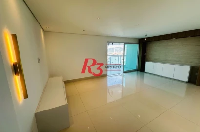 Apartamento com 3 dormitórios para alugar, 166 m² por R$ 18.400,00/mês - Ponta da Praia - Santos/SP