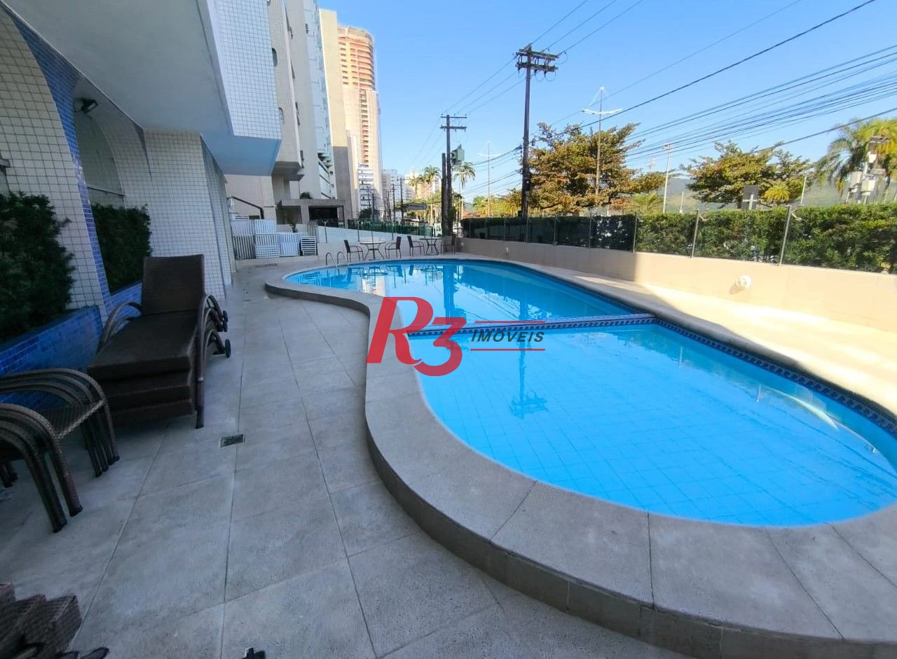 Apartamento com 3 dormitórios, 160 m² - venda por R$ 2.600.000,00 ou aluguel por R$ 13.631,67/mês - Aparecida - Santos/SP