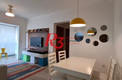 Apartamento com 2 dormitórios à venda, 72 m² por R$ 960.000,00 - Embaré - Santos/SP