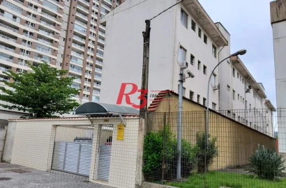 Apartamento com 2 dormitórios à venda, 50 m² por R$ 300.000,00 - Encruzilhada - Santos/SP