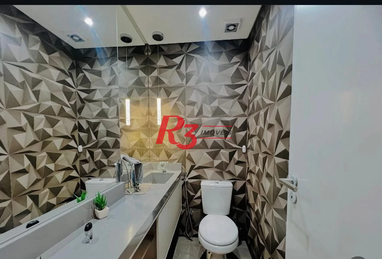 Apartamento com 3 dormitórios à venda, 145 m² por R$ 1.545.000,00 - Vila Guilhermina - Praia Grande/SP