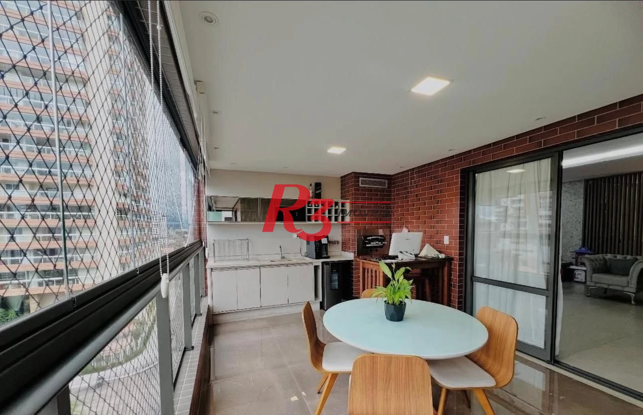 Apartamento com 3 dormitórios à venda, 145 m² por R$ 1.545.000,00 - Vila Guilhermina - Praia Grande/SP