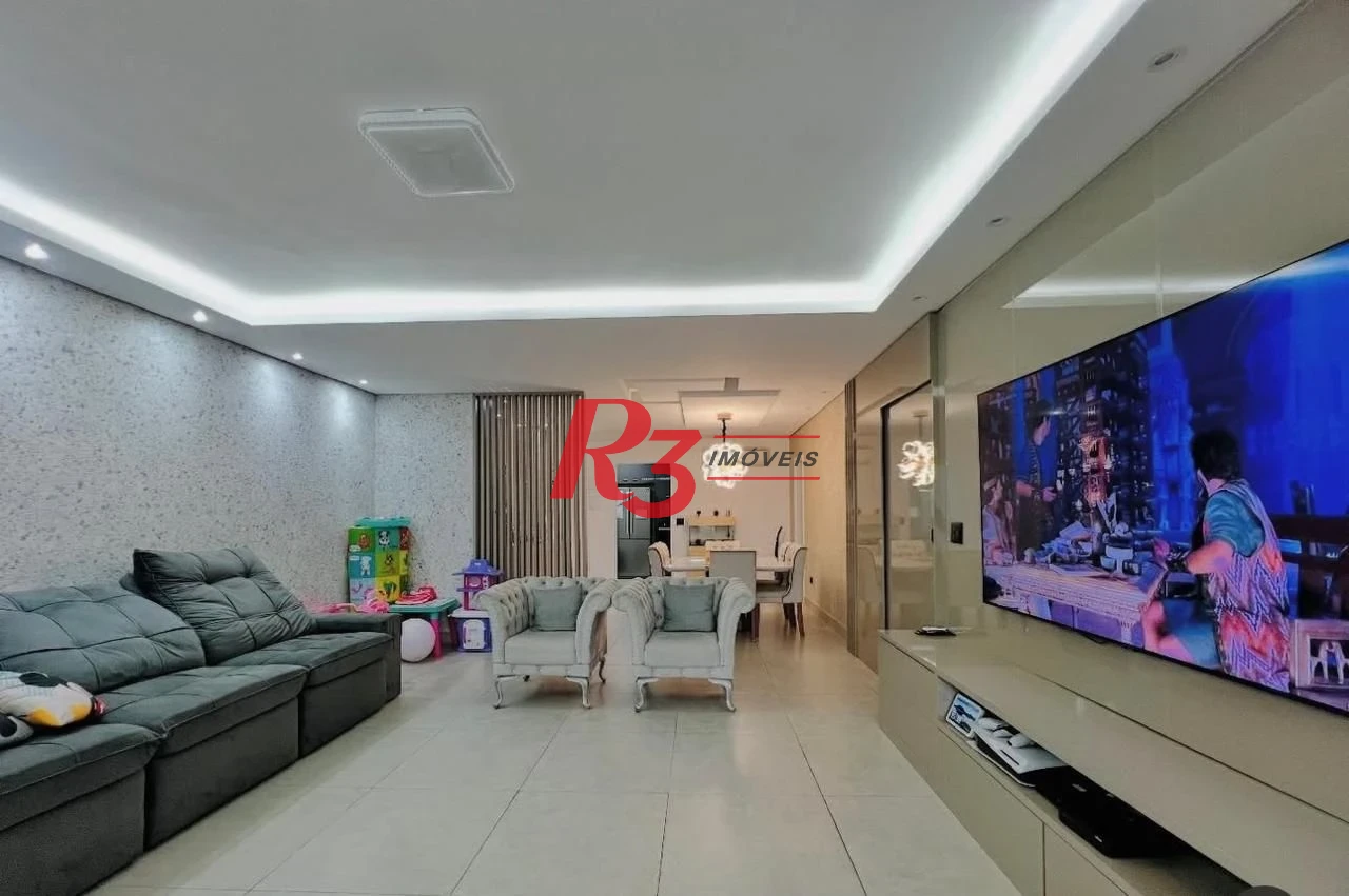 Apartamento com 3 dormitórios à venda, 145 m² por R$ 1.545.000,00 - Vila Guilhermina - Praia Grande/SP