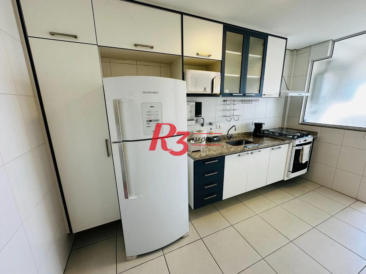 Apartamento com 2 dormitórios para alugar, 84 m² por R$ 6.000,00/mês - Boqueirão - Santos/SP