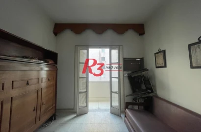 Kitnet com 1 dormitório à venda, 38 m² por R$ 330.000,00 - Boqueirão - Santos/SP