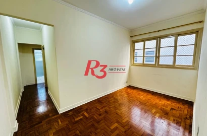 Apartamento com 2 dormitórios à venda, 66 m² por R$ 316.000,00 - José Menino - Santos/SP