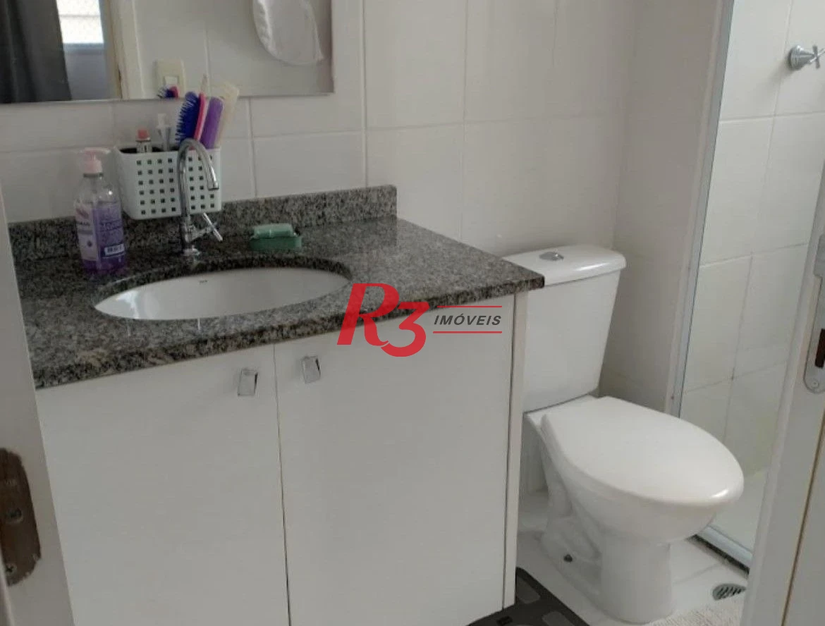Apartamento com 3 dormitórios à venda, 84 m² por R$ 800.000,00 - Marapé - Santos/SP