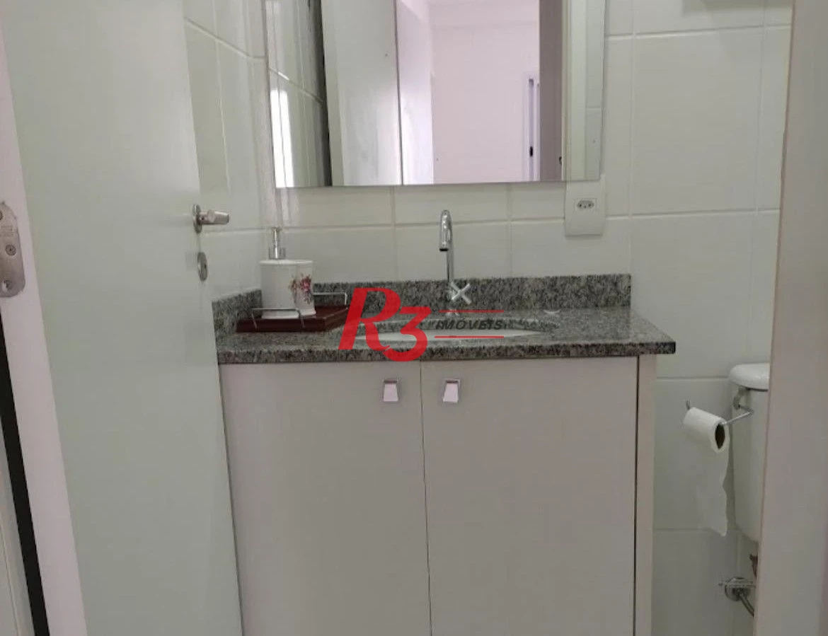 Apartamento com 3 dormitórios à venda, 84 m² por R$ 800.000,00 - Marapé - Santos/SP
