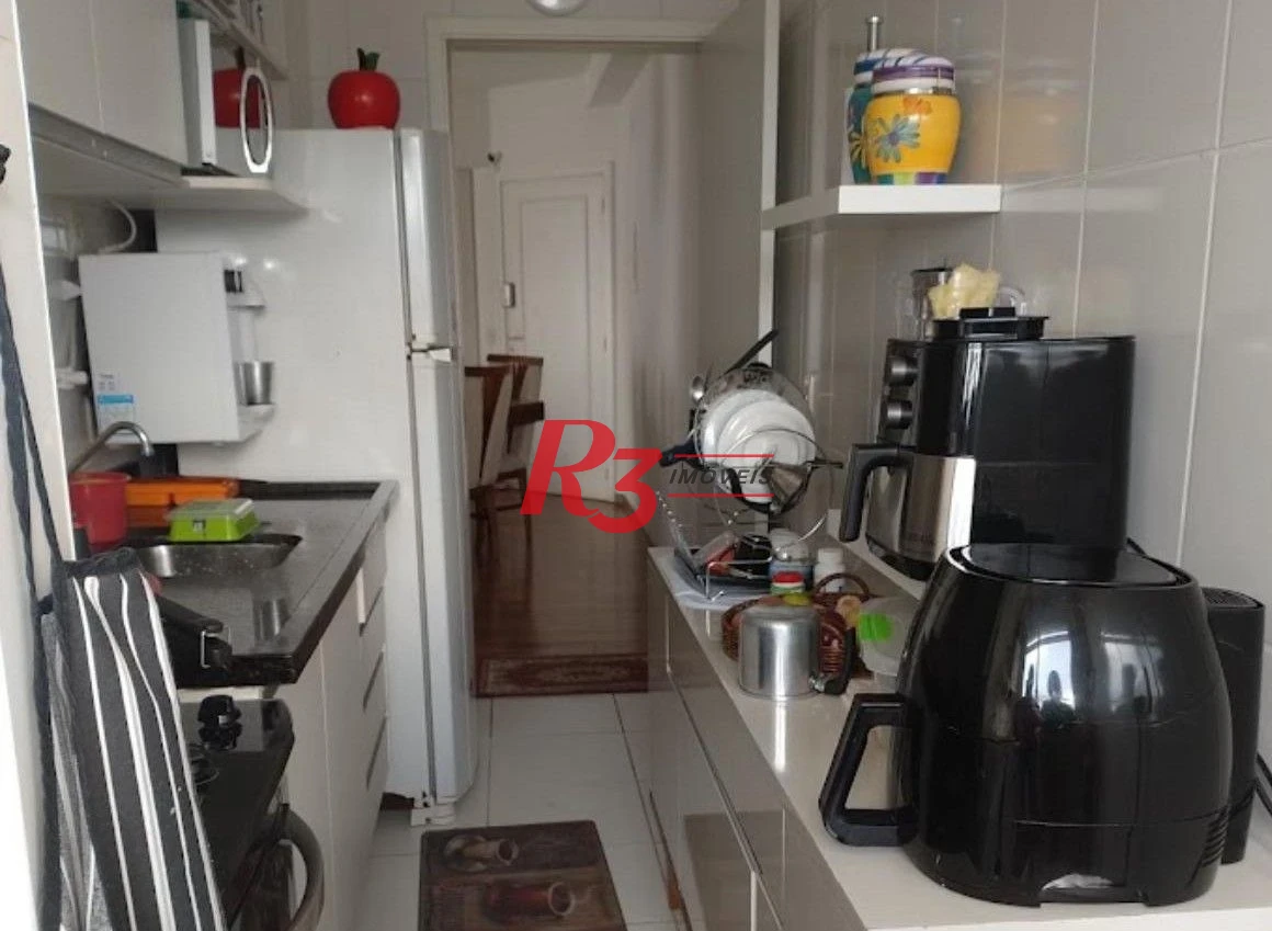 Apartamento com 3 dormitórios à venda, 84 m² por R$ 800.000,00 - Marapé - Santos/SP