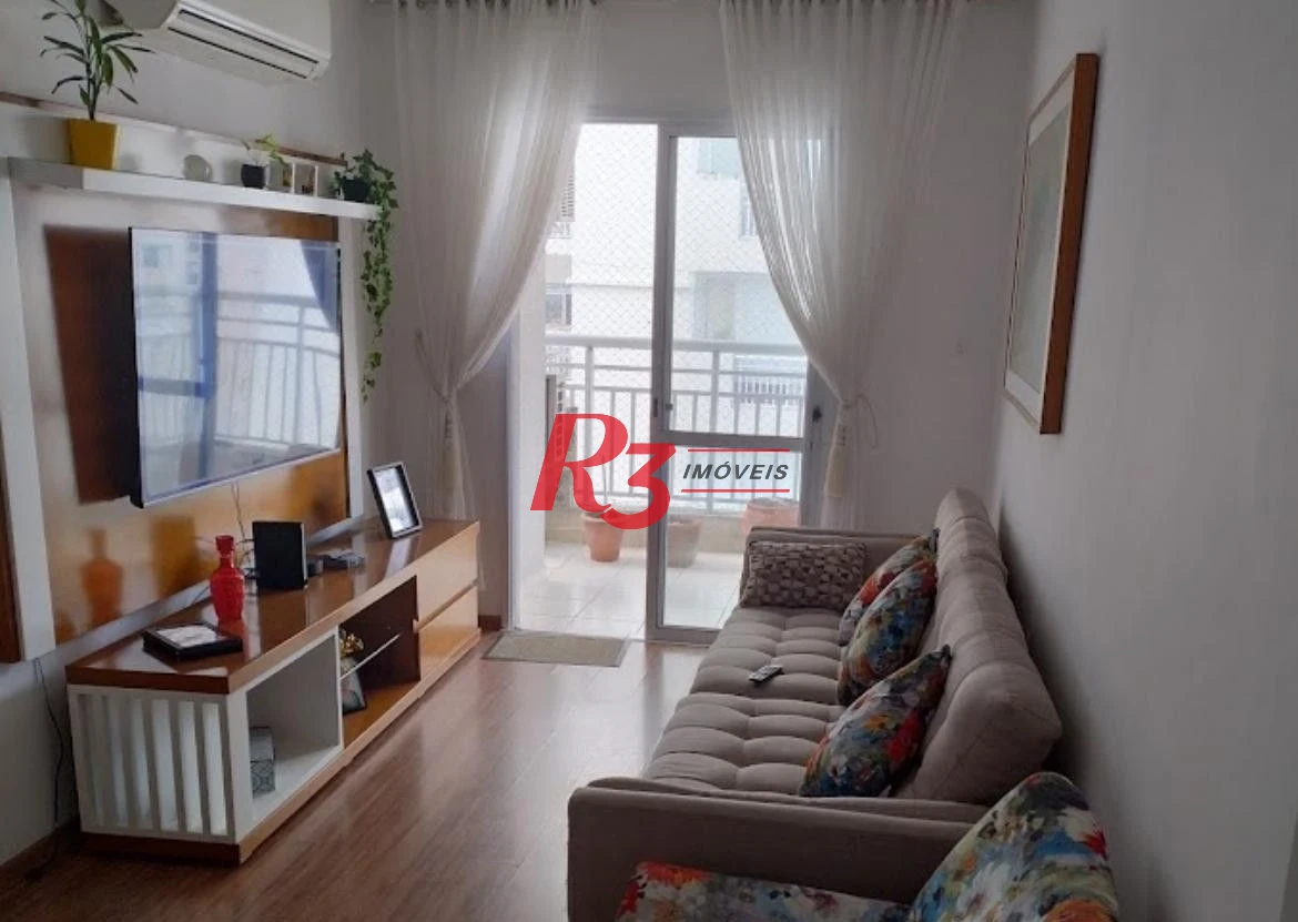 Apartamento com 3 dormitórios à venda, 84 m² por R$ 800.000,00 - Marapé - Santos/SP