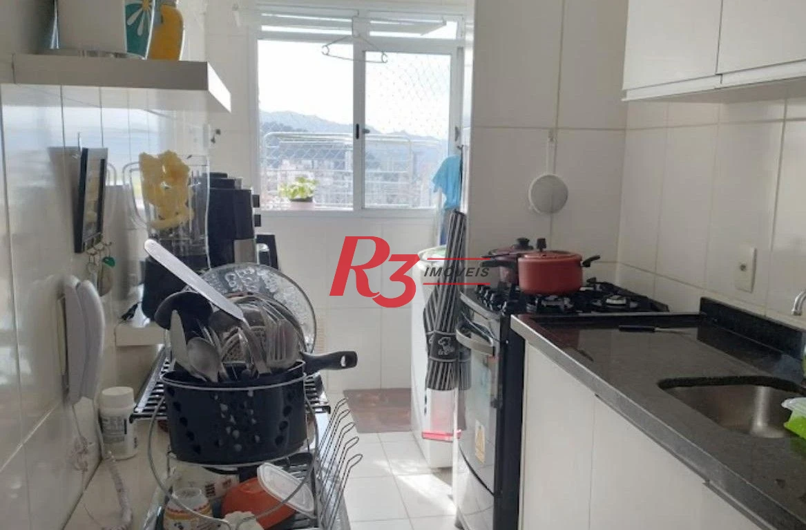 Apartamento com 3 dormitórios à venda, 84 m² por R$ 800.000,00 - Marapé - Santos/SP