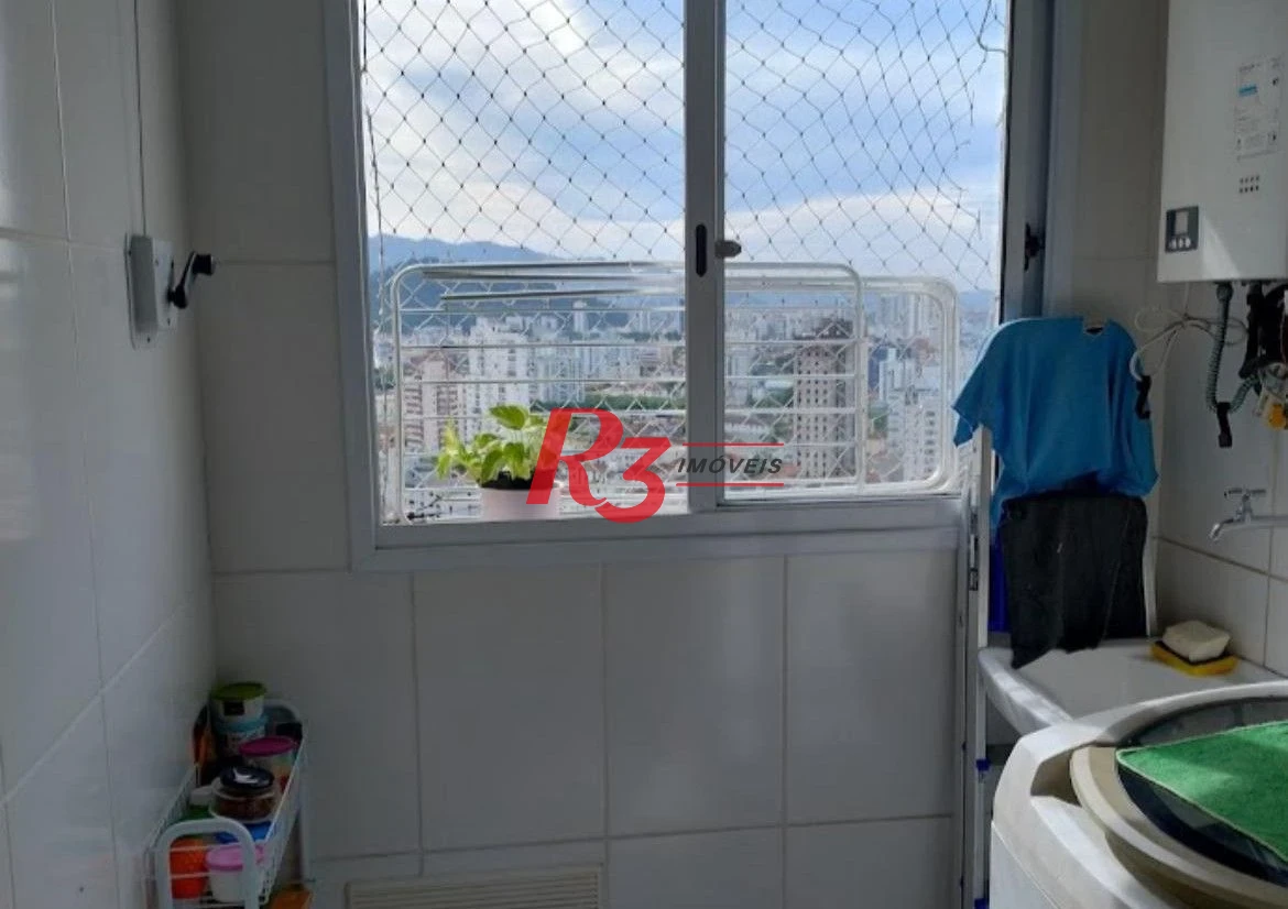 Apartamento com 3 dormitórios à venda, 84 m² por R$ 800.000,00 - Marapé - Santos/SP