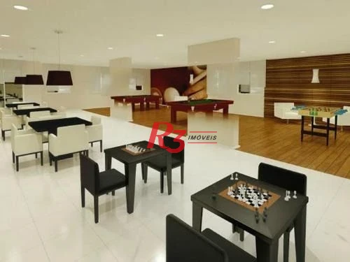 Apartamento com 3 dormitórios à venda, 84 m² por R$ 800.000,00 - Marapé - Santos/SP
