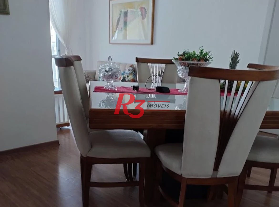 Apartamento com 3 dormitórios à venda, 84 m² por R$ 800.000,00 - Marapé - Santos/SP
