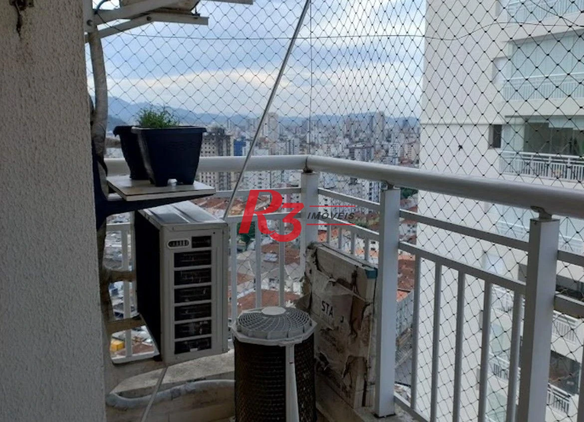 Apartamento com 3 dormitórios à venda, 84 m² por R$ 800.000,00 - Marapé - Santos/SP