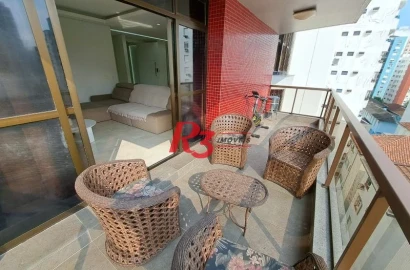 Apartamento com 3 dormitórios à venda, 183 m² por R$ 1.700.000,00 - Pompéia - Santos/SP