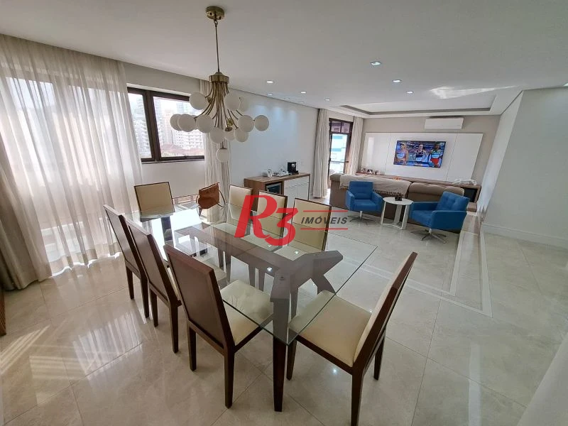 Apartamento com 3 dormitórios à venda, 183 m² por R$ 1.700.000,00 - Pompéia - Santos/SP