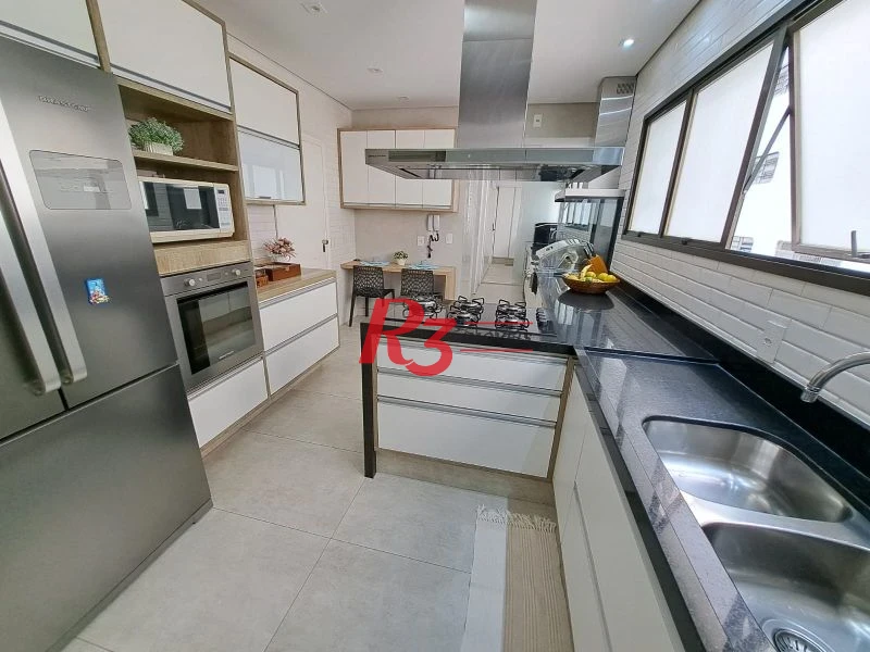 Apartamento com 3 dormitórios à venda, 183 m² por R$ 1.700.000,00 - Pompéia - Santos/SP
