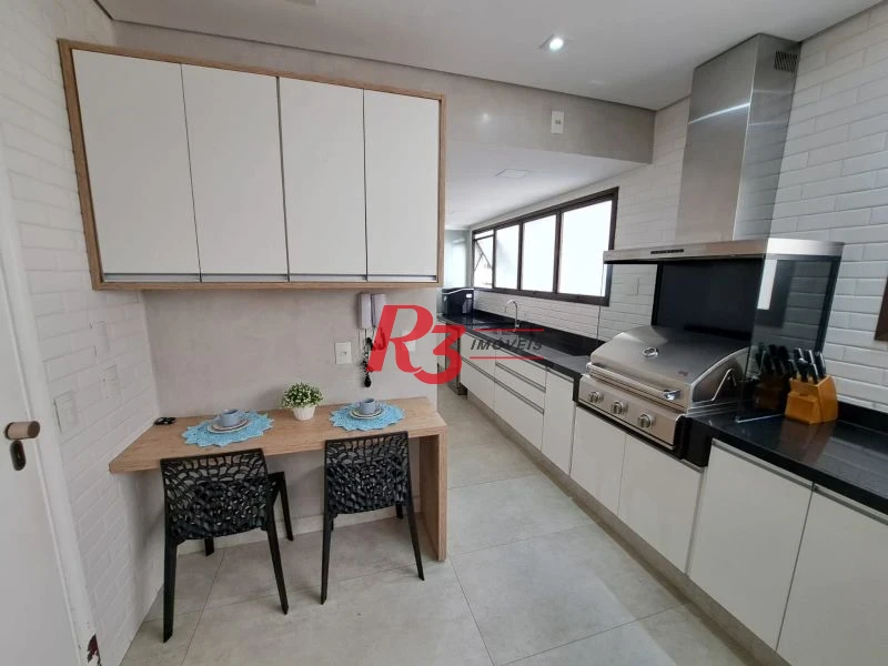 Apartamento com 3 dormitórios à venda, 183 m² por R$ 1.700.000,00 - Pompéia - Santos/SP