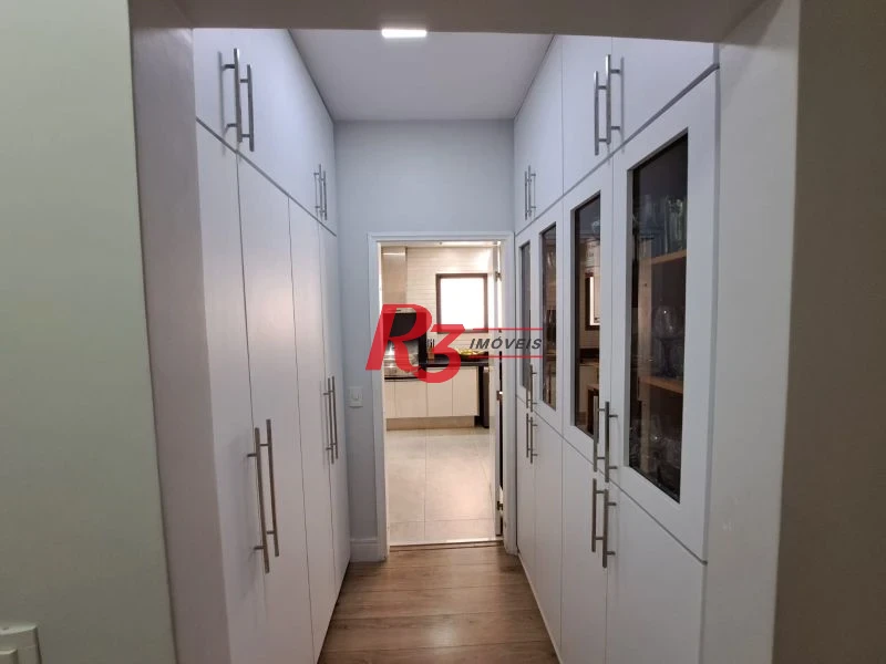 Apartamento com 3 dormitórios à venda, 183 m² por R$ 1.700.000,00 - Pompéia - Santos/SP
