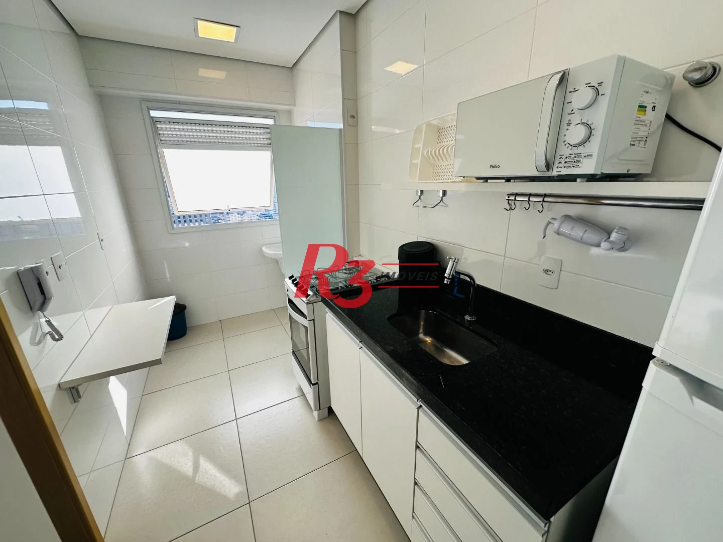 Apartamento com 1 dormitório para alugar, 45 m² por R$ 4.500,00/mês - Campo Grande - Santos/SP