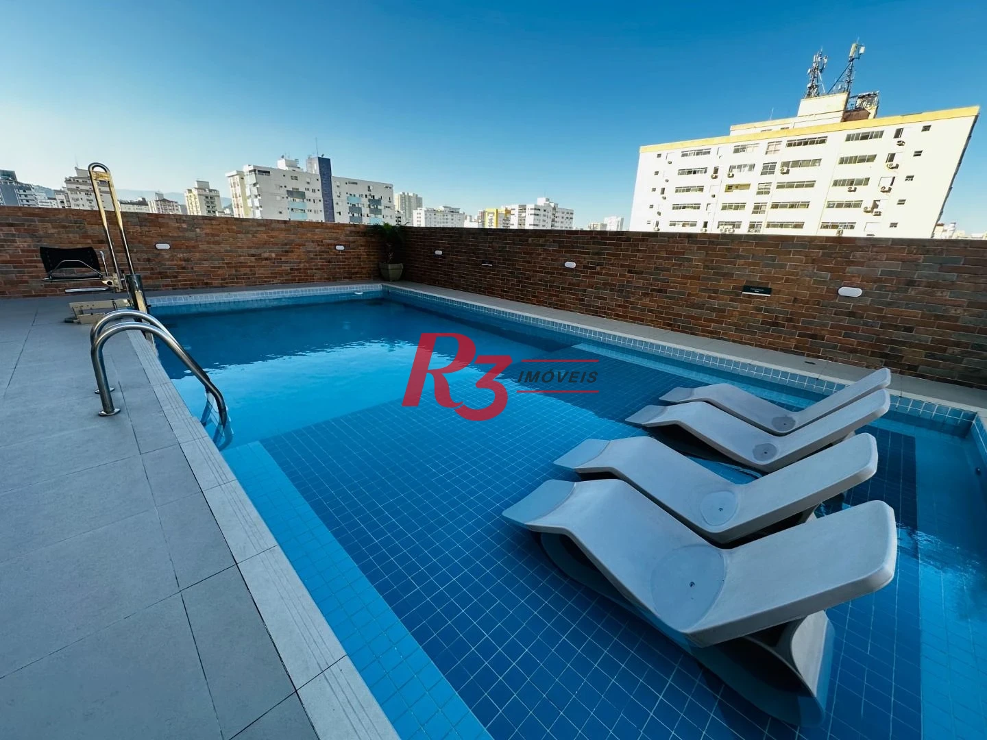 Apartamento com 1 dormitório para alugar, 45 m² por R$ 4.500,00/mês - Campo Grande - Santos/SP