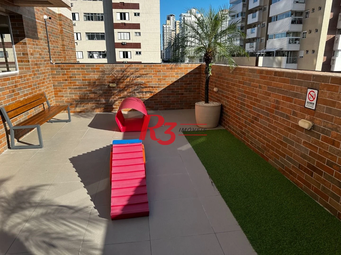 Apartamento com 1 dormitório para alugar, 45 m² por R$ 4.500,00/mês - Campo Grande - Santos/SP