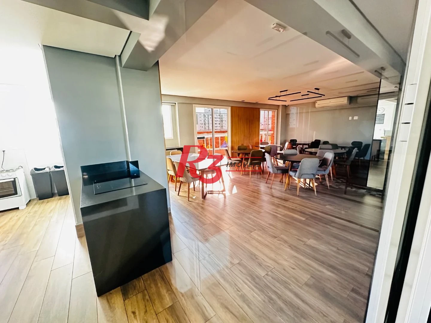 Apartamento com 1 dormitório para alugar, 45 m² por R$ 4.500,00/mês - Campo Grande - Santos/SP