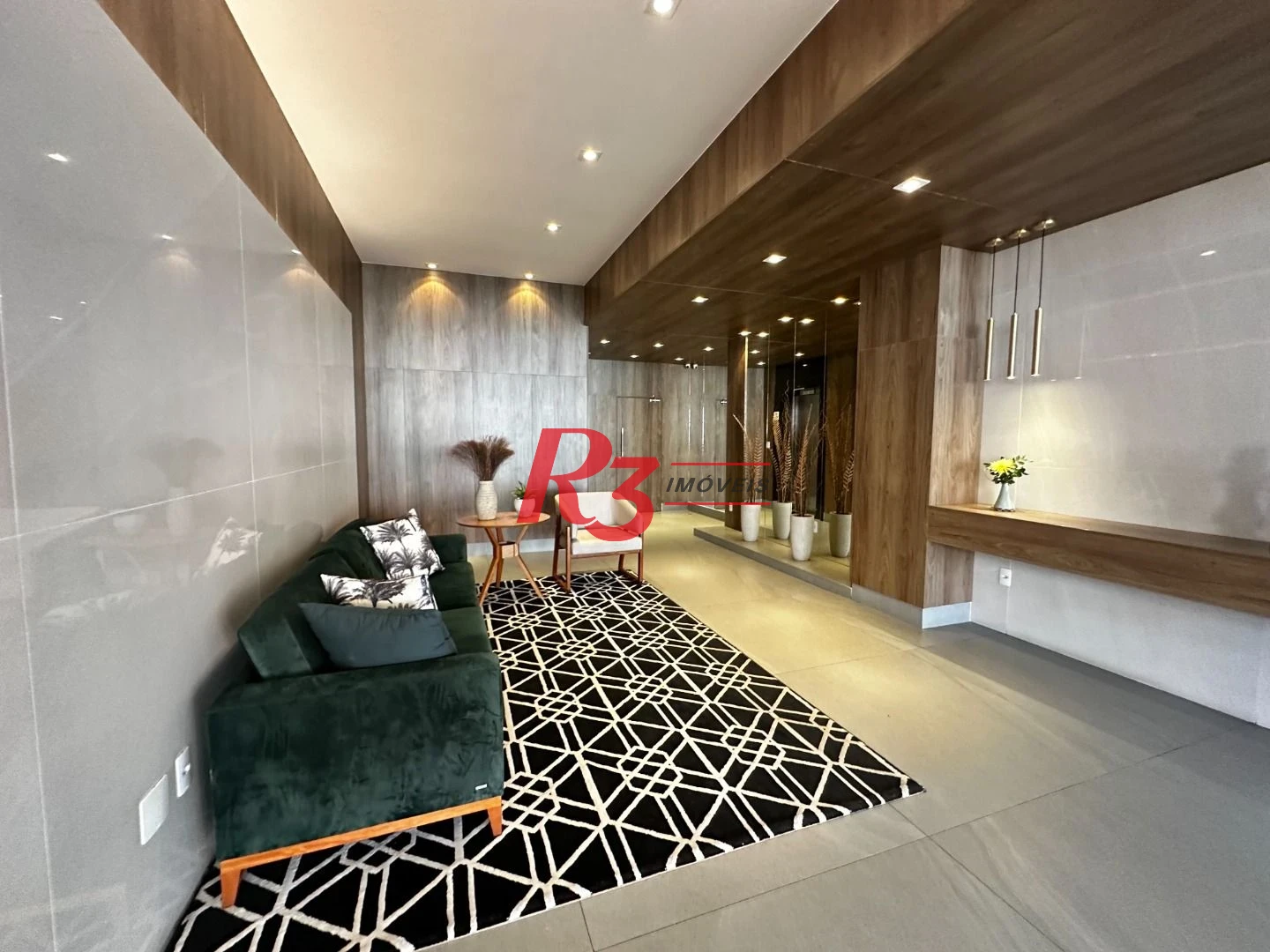 Apartamento com 1 dormitório para alugar, 45 m² por R$ 4.500,00/mês - Campo Grande - Santos/SP