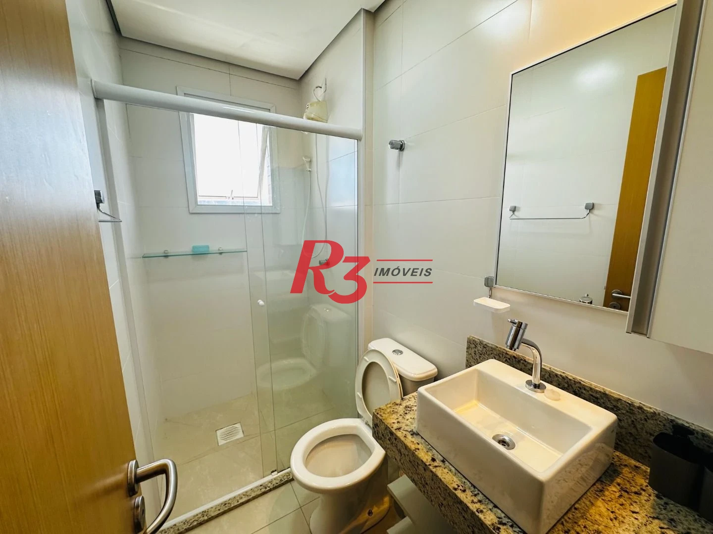 Apartamento com 1 dormitório para alugar, 45 m² por R$ 4.500,00/mês - Campo Grande - Santos/SP