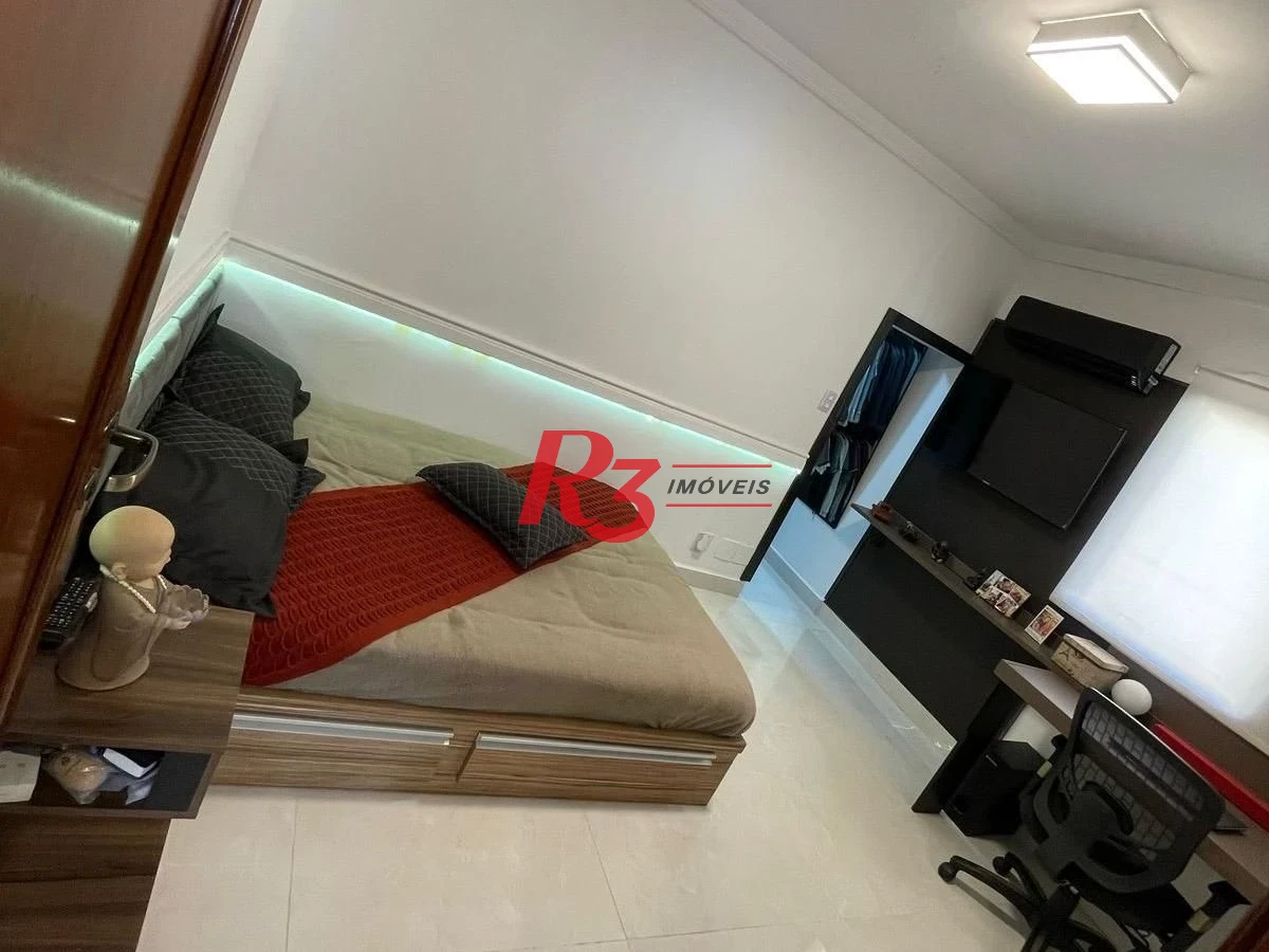 Cobertura com 4 dormitórios à venda, 187 m² por R$ 1.900.000,00 - Aparecida - Santos/SP