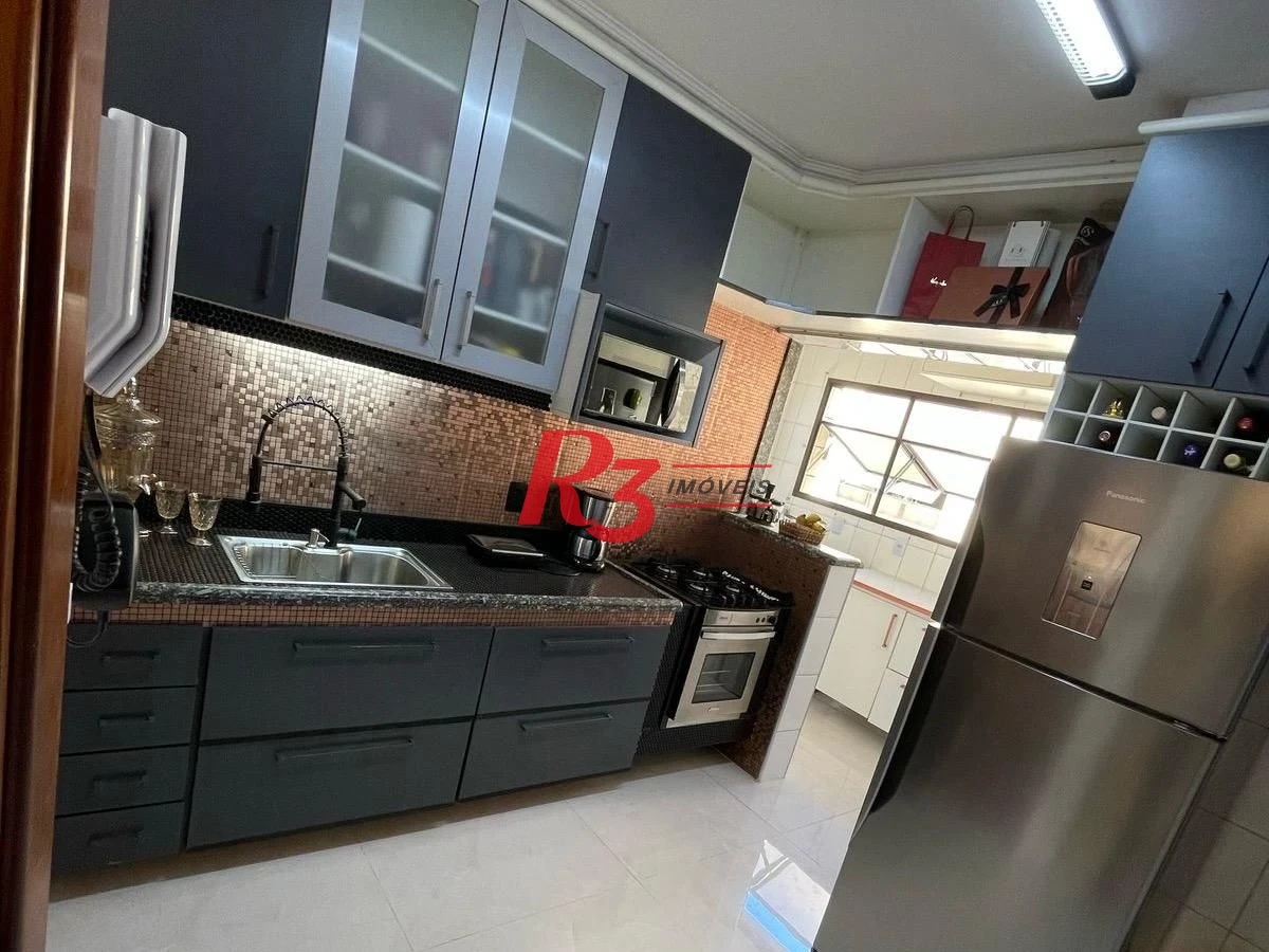 Cobertura com 4 dormitórios à venda, 187 m² por R$ 1.900.000,00 - Aparecida - Santos/SP
