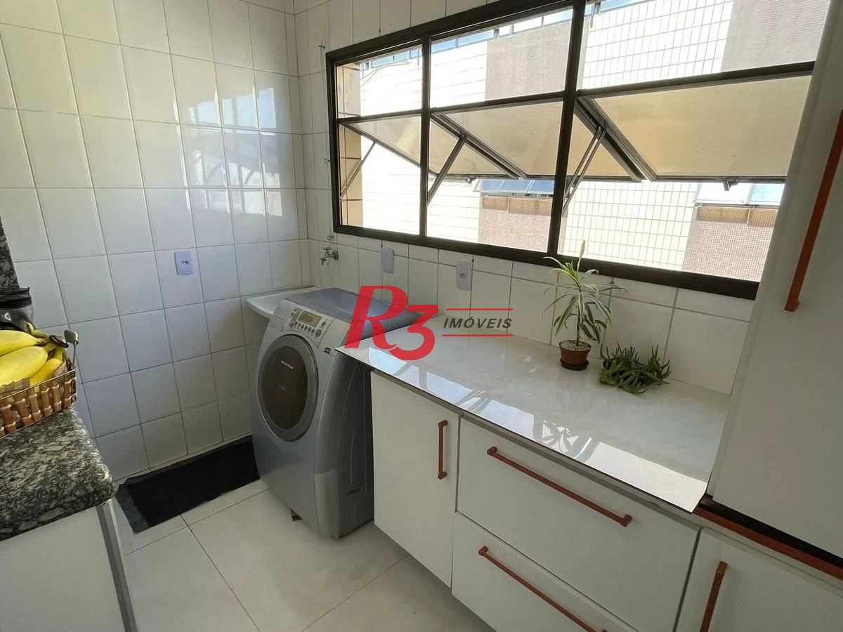 Cobertura com 4 dormitórios à venda, 187 m² por R$ 1.900.000,00 - Aparecida - Santos/SP